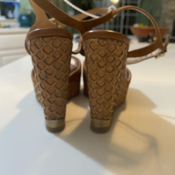 Jimmy Choo Perla 120 Suede Wedge Sandal - Picture 7 of 8